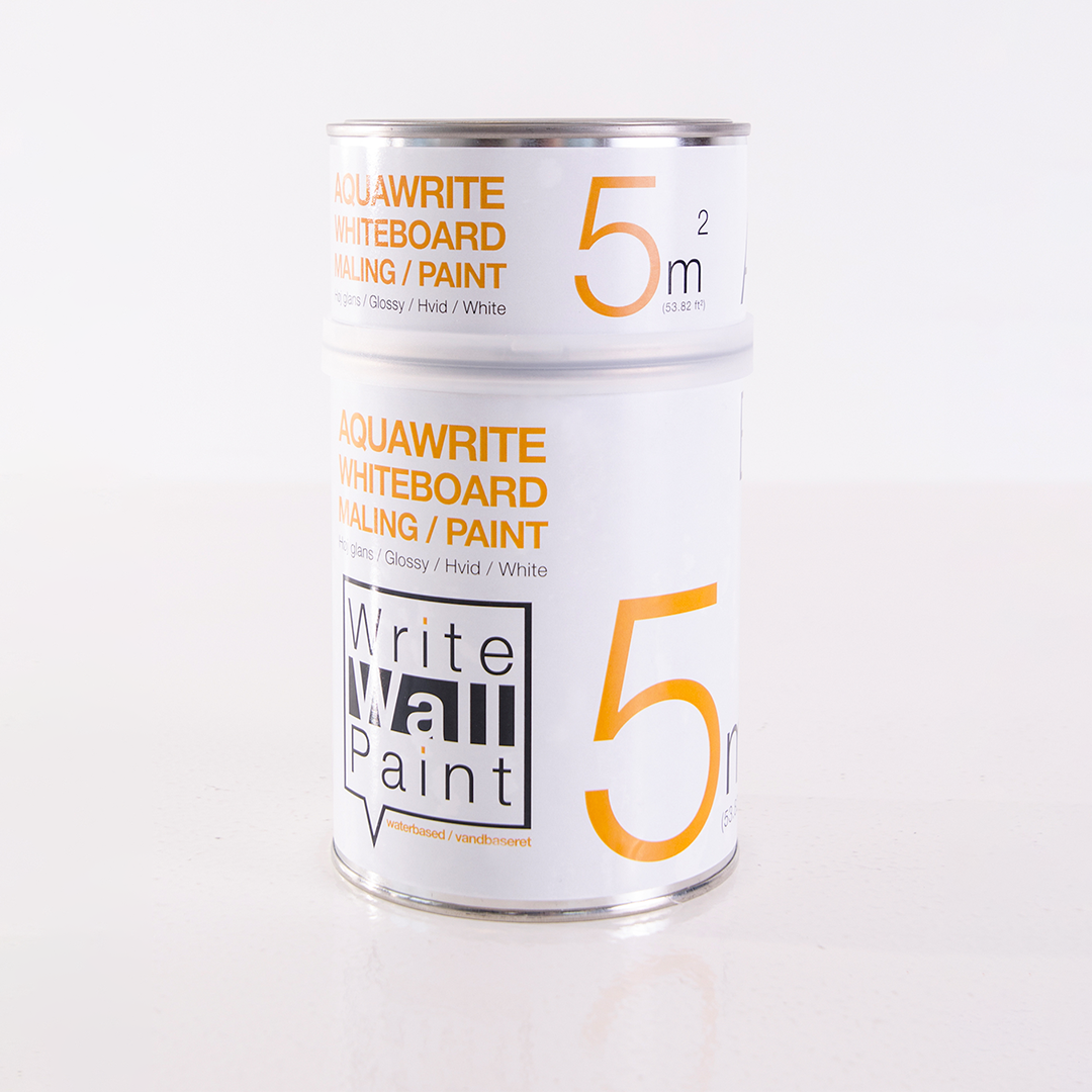 AquaWrite Whiteboard PAINT 5 m2. – WriteWallPaint